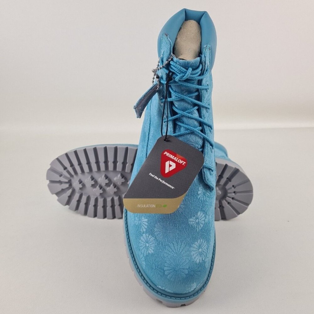 Timberland 6 IN Classic Boots Blue Floral - Picture 11 of 12